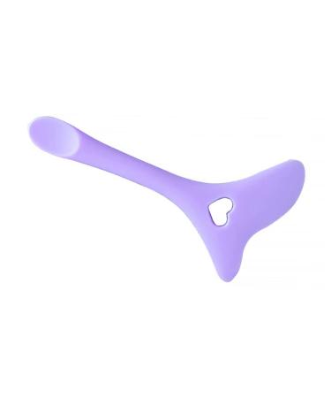 NOLITOY Eyeliner Aid Liquid Eyeliner Eyeshadow Silicone Spoons Marscara Drawing Aids Makeup Tools With Wings 11.7X5.9CM Violet