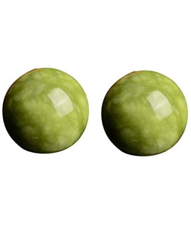 Lodokdre Baoding 2 pieces Series Marble Jade Baoding Exercise Balls Anti-stress balls for Chinese health for relaxation therapy emergency Tool care of the hands