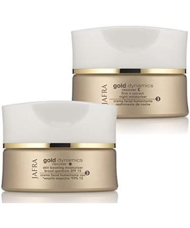 Shop JAFRA Gold Dynamics Skin Boosting Moisturizer & Firm + Correct Night Moisturizer - Broad Spectrum SPF 15 for Radiant Skin | International Shipping Available - Buy Online on GoSupps.com