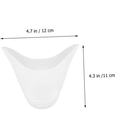 2 Pairs White Heel Protectors Pillow for High Heels | Dance Mat Sebs Heel Pads Toe Covers | Women's Pointed Shoes Toe Protectors - Buy Online on GoSupps.com