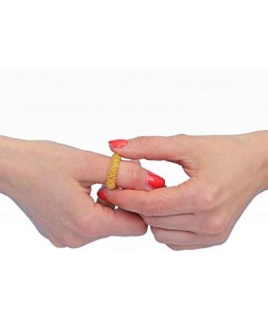 Power Ring Set - Silver Bracelet & Small Gold Ring | Acupressure & Massage Rings for Arm Relief - Buy Online on GoSupps.com