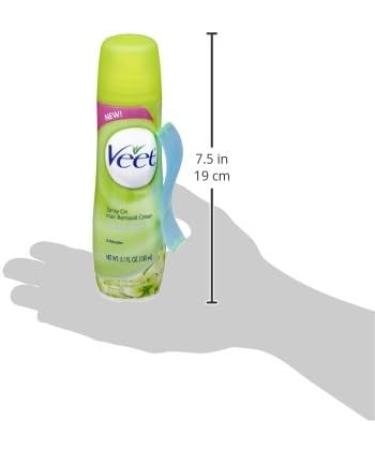 VEET Spray On Hair Removal Cream for Dry Skin - 5.1 OZ | Fast & Gentle Hair Removal | International Shipping Available - Buy Online on GoSupps.com