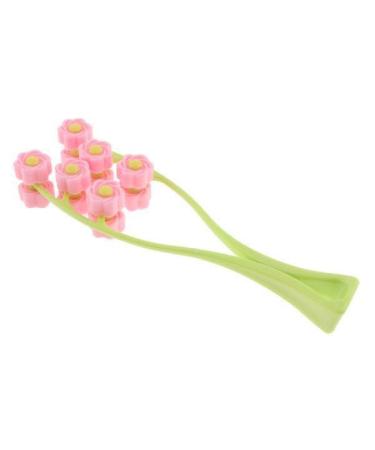 Folpus 4x Face Chin Neck Massage Skin Lifting Slimming Roller Wheels Fat Remover Tool