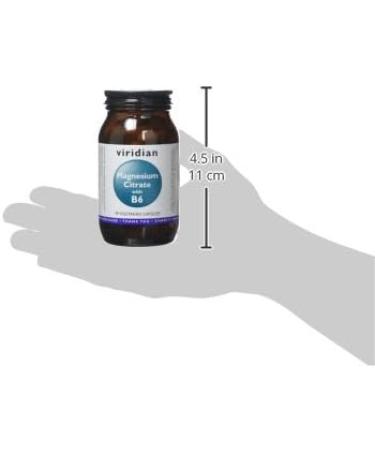 Viridian Magnesium Citrate with B6 - 90 Vegicaps - Buy Online on GoSupps.com