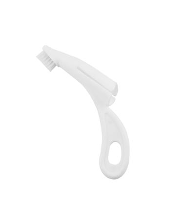 Soft Bristle Dog Finger Brush Dental Oral Care Kit for Pet Teeth and Gums Cleaning Suitable for Dogs and Cats (White)