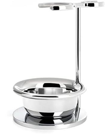 M HLE Rytmo Shaving Set - Vegan Black Fibre Brush & Bowl Holder - Compatible with Gillette Blades - Precious Resin Handle - International Shipping Available - Buy Online on GoSupps.com
