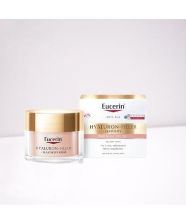 Eucerin Hyaluron Filler+ Elasticity Rose Day Cream SPF 30 50ml - Buy Online on GoSupps.com