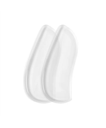 Inserts Heel Liner GEL Self-Adhesive Extra Soft Shock Absorption Insole Women Premium Sports for Plantar Fasciitis and Pain Relief(Large) Transparent