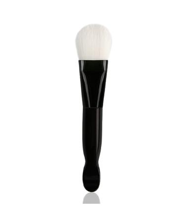 Silicone Face Mask Brush Applicator Double-Ended, 3 Pcs Makeup Beauty Tool Soft Bristles Facial Mud Makeup Applicator Brush, Hairless Moisturizers Applicator Tools for Mud, Clay, Charcoal Mixed Makeup (1 Pcs Black Soft Bri…