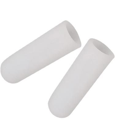 FOMIYES Finger Sleeve Protectors - Sports Finger & Toe Caps for Injury Support - Thumb & Nail Protection White - Buy Online on GoSupps.com