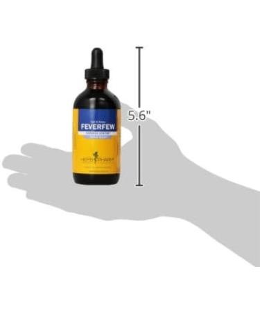Herb Pharm Certified Organic Feverfew Liquid Extract - 4 oz for Minor Pain Support | International Shipping Available - Buy Online on GoSupps.com