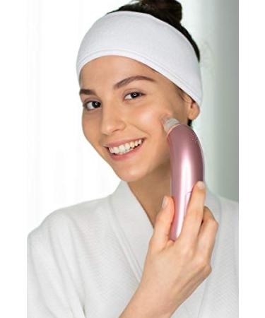Vivitar Microdermabrasion Facial Pore Cleanser - Rose Gold 4 Piece Set with 3 Beauty Attachments - Removes Blackheads & Whiteheads - Vacuum Suction Exfoliating Extractor Tool - Buy Online on GoSupps.com
