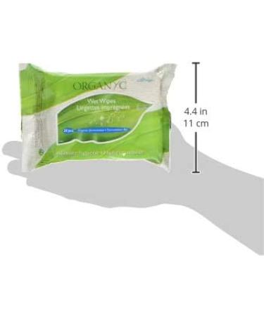 Organyc Intimate Cotton Wipes - 20 Eco-Friendly, Hypoallergenic Wipes - Buy Online on GoSupps.com