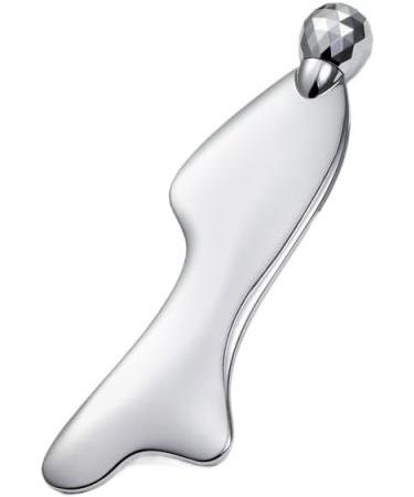 Mermaid Gua Sha Board - Silver Beauty Tool for Lifting & Firming | Full Body & Face Massage - Buy Online on GoSupps.com
