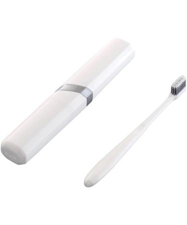Gleavi Travel Toothbrush Organizer - Compact Toothbrush Case & Holder for Easy Travel - White PP - Buy Online on GoSupps.com
