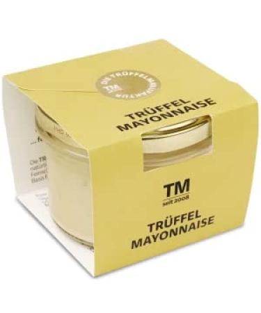 Die Tr ffelmanufaktur Die Tr ffelmanufaktur Truffle Mayonnaise with 10% Real Black Truffle - Truffle Mayo in a 180g Jar - Sauce for Fries Burgers and Vegetables - Ideal Truffle Sauce as a Gift