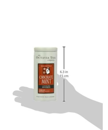 Octavia Tea Chocolate Mint Rooibos Loose Tea - 3 Ounce Tin (Caffeine-Free) - Buy Online on GoSupps.com