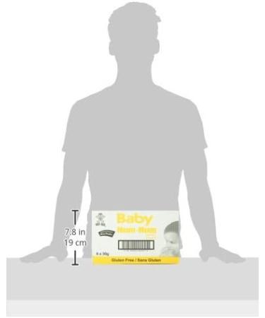 Hot-Kid Baby Mum-Mum Rice Rusks Banana Gluten Free Allergen Free Non-GMO Rice Teether Cookie for Teething Infants 50gms Pack of 24 - Buy Online on GoSupps.com