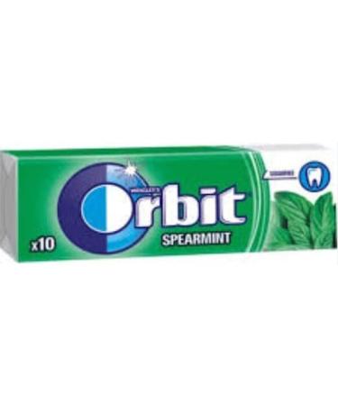 6 Packs Wrigley's Orbit Spearmint Sugar Free Chewing Gum Helps keep Teeth Clean And Mouth Fresh - Buy Online on GoSupps.com
