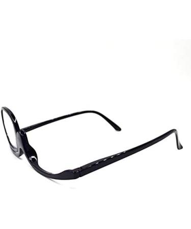 MEGAUK Women's Magnifying Glasses for Makeup & Reading - Flip Up Folding Frame Black +1.5 - Buy Online on GoSupps.com