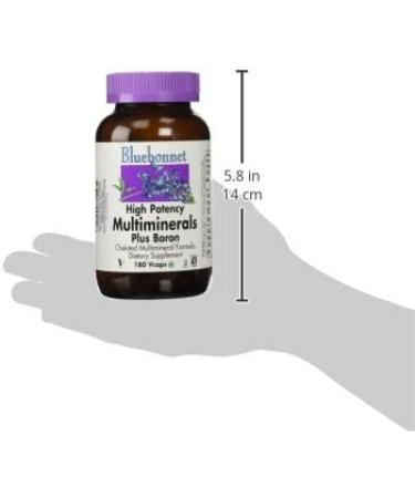 Buy Bluebonnet Nutrition Multiminerals Plus Boron 180 Vcaps - Advanced Mineral Support - Buy Online on GoSupps.com