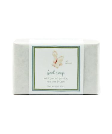 Soapsations Foot Scrub Soap with Tea Tree & Peppermint Oils - Handmade Pumice Soap - Buy Online on GoSupps.com