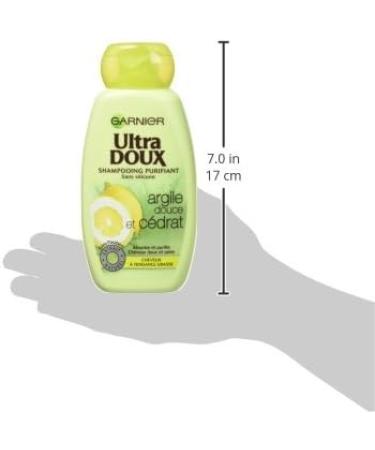 Garnier Ultra Doux Purifying Shampoo for Oily Hair Soft Clay/Cedrat 250 ml - Buy Online on GoSupps.com