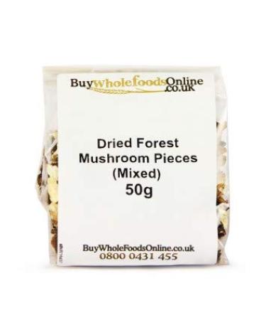 Buy Whole Foods Dried Forest Mushroom Pieces (Mixed) (50g)