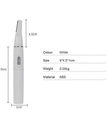 Buy Hygienic 2-in-1 Trimmer & Detailer - Rinseable Heads for Eyebrows Nose Ears & More | International Shipping Available - Buy Online on GoSupps.com