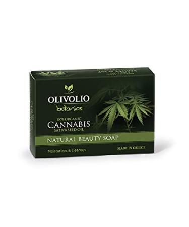 Olivolio botanics 100% Organic Cannabis Oil Hand Soap Free Mineral Oil & Parabens - 100g