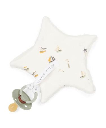 Buy Little Dutch TE20221690 Pacifier Cloth Star Sailors Bay - White | International Shipping Available - Buy Online on GoSupps.com
