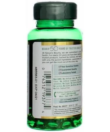 Nature's Bounty Vitamin D-5000 IU Softgels Maximum Strength 150 ea ( Pack of 2) - Buy Online on GoSupps.com
