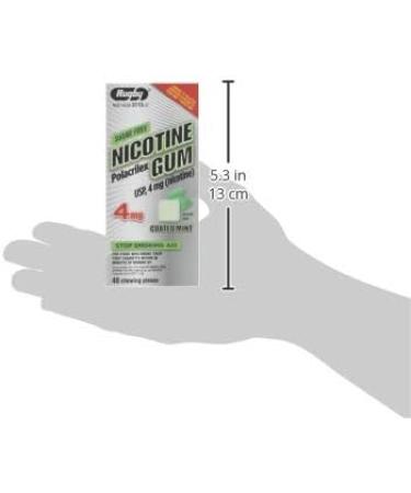 Nicotine Gum 4mg Mint - 40 Pack - Buy Online on GoSupps.com