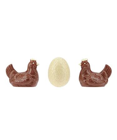 Assortment of Milk Chocolate Hens and Eggs Farm