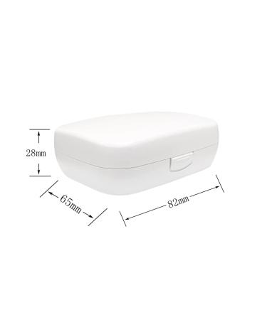 Portable Hearing Aid Case - Premium Texture Storage Case for BTE CIC IIC ITE - Durable & Protective (White) - Buy Online on GoSupps.com