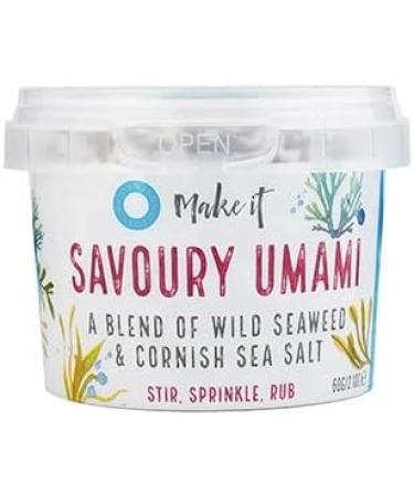 Cornish Sea Salt Tub (8 Pack Seaweed Salt 60g) - Buy Online on GoSupps.com