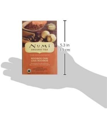 Numi Organic Tea Rooibos Chai 18 Count Box of Tea Bags Herbal Teasan Caffeine-Free Rooibos Chai 18 Count (Pack of 1) - Buy Online on GoSupps.com