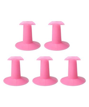 Jalzdieod Fixed Nail Art Finger Stand Support Rest Holder Manicure Painting Drawing Tool Pink
