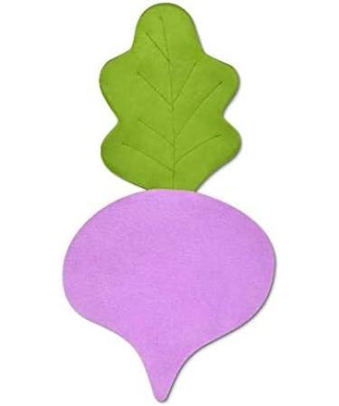 Apple Park Radish Veggie Crinkle Blanket Collection for Newborns, Infants, Toddlers - 100% Organic Cotton, Hypoallergenic - Buy Online on GoSupps.com