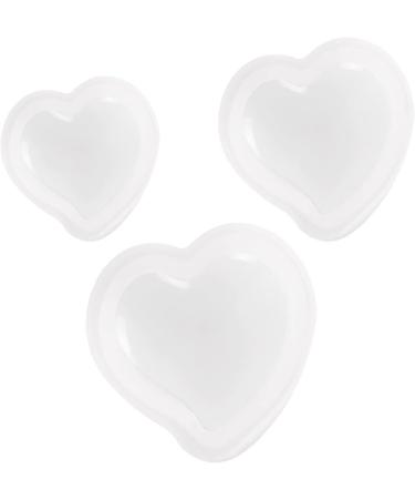 Zerodeko 9 Pcs Peach Heart Silicone Mold Heart Decorative Resin Mixing Bowls Silicone Resin Heart Baking Heart Cake Pan Diy Heart Craft Heart Biscuit Self Made White Cake Mold 3d Silica Gel 7.4x6.8cmx3pcs Whitex3pcs - Buy Online on GoSupps.com