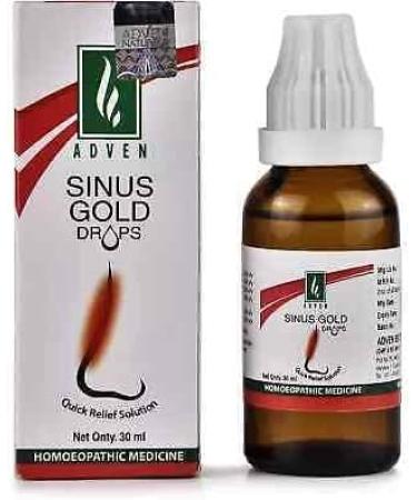 Adven Sinus Gold Drops (30ml) - Buy 1 Get Free Ujala Eye Drops - Buy Online on GoSupps.com