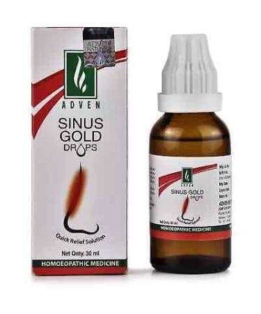 Adven Sinus Gold Drops (30ml) (30ml)/Free Ujala Eye Drops