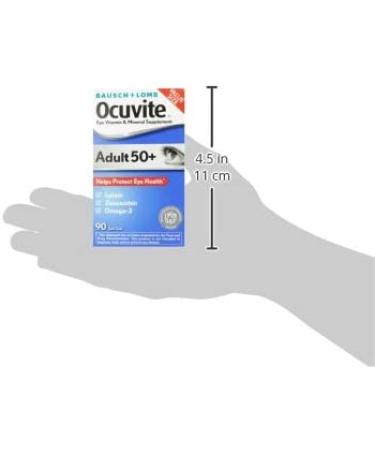 Ocuvite Adult 50+ Eye Vitamins - 90 Soft Gels for Vision Support & Health - Buy Online on GoSupps.com