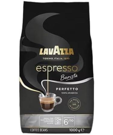 Housold 1KG Lavazza Barista Perfetto Coffee Beans | Premium Blend Robusta Drum Roasted 100% Arabica | Creamy Texture Perfect for Espresso Lovers (Pack of 6) - Buy Online on GoSupps.com