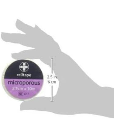 Reliance Medical 1000 x 2.5 cm Microporous Tape - Hypoallergenic Adhesive Tape - Buy Online on GoSupps.com