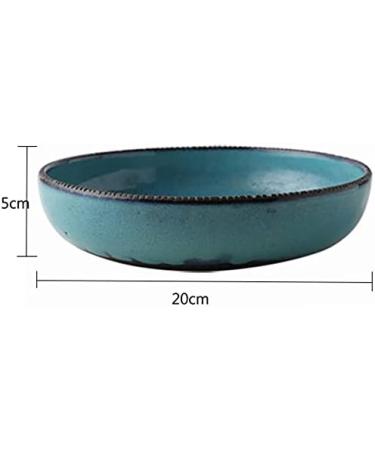 Original Household Ceramic Soup Bowl Bowl Creative Fruit Bowl Salad Bowl Restaurant Shallow Bowl Bowl Mixing Bowl Green Kitchenware Plate - Buy Online on GoSupps.com