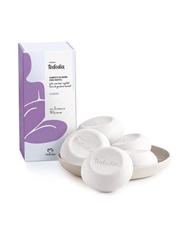 Natura Every Day Cotton Bar Soaps - 5 Pack (450g) - Pure Vegetable Formula - Buy Online on GoSupps.com