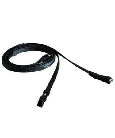 NEW Durable Quality Rubber Reins Black/Brown Horse/Cob/Pony (Pony Black) - Buy Online on GoSupps.com