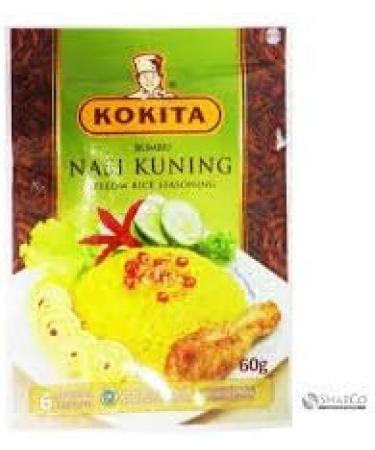 KOKITA BUMBU NASI KUNING / KOKITA Yellow Rice Seasoning (3X 60g) - Buy Online on GoSupps.com