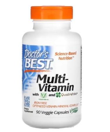 Doctor's Best Multivitamin - 90 Vegetable Capsules for Optimal Health